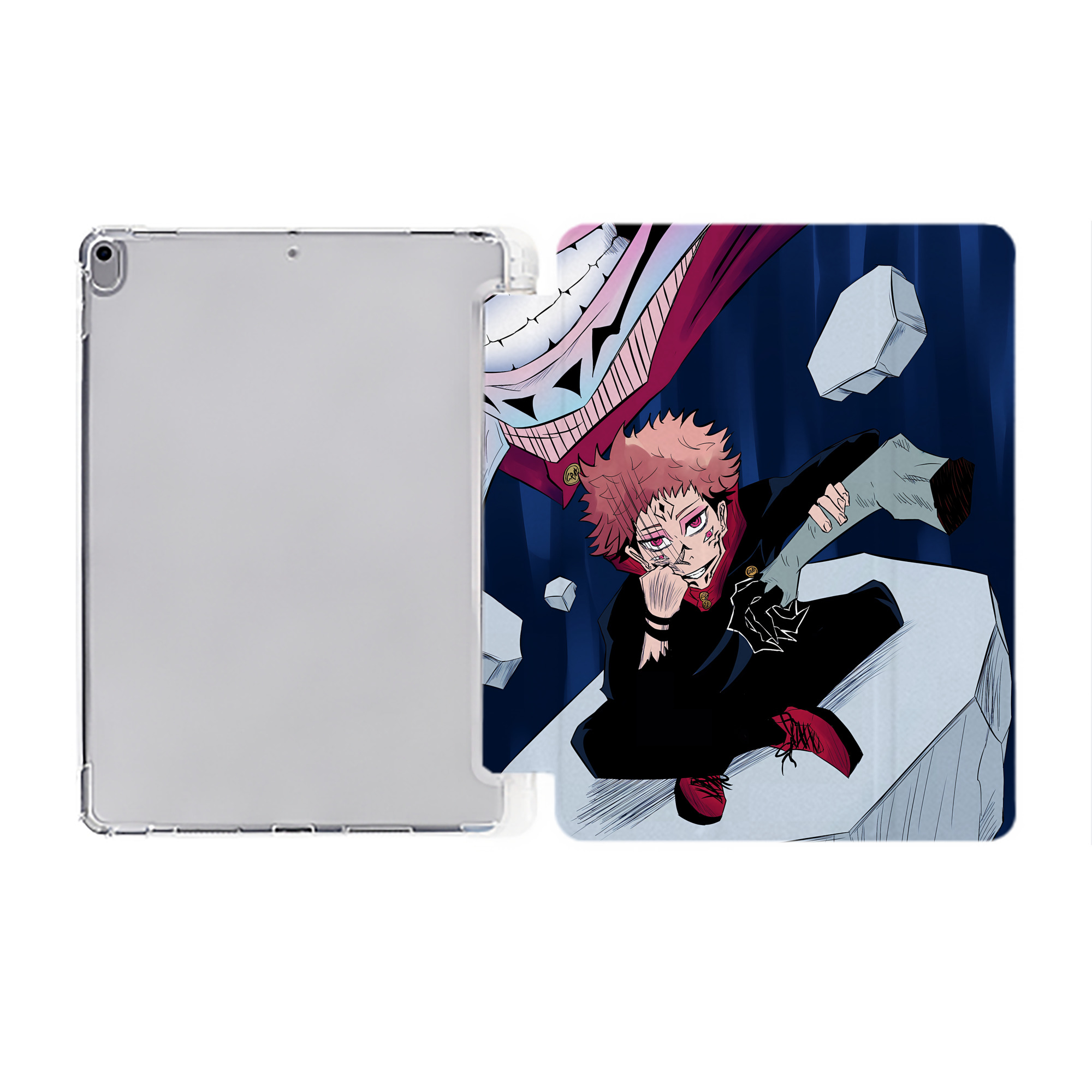 （画像用） SPY×FAMILY间谍家家酒 IPad ケース ペン収納付き 三つ折りスタンド PUレザー×シリコン 対応機種9.5/10.5/10.9インチ